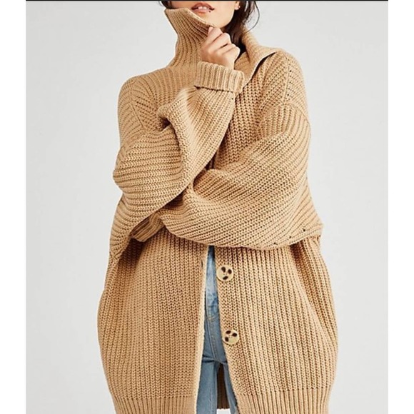 Free People Sweaters - New FREE PEOPLE Swim Too Deep Oversized Cardigan sz S/M $158